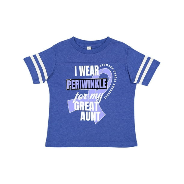 inktastic I Wear Periwinkle for My Aunty Stomach Cancer Awareness Baby T-Shirt inktastic I Wear Periwinkle for My Aunty Stomach Cancer Awareness Baby T-Shirt